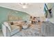 Spacious living room with an open floor plan including kitchen, living and dining area at 5694 Palmer Cir # 202, Bradenton, FL 34211