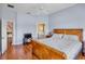 Tranquil main bedroom with wood floors, ensuite bathroom and a serene aesthetic at 6311 Sturbridge Ct, Sarasota, FL 34238