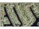Aerial view of property shows waterfront location on canal in a quiet neighborhood at 6339 Pontiac Ln, North Port, FL 34287