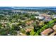 Beautiful aerial shot of a quiet neighborhood with mature trees, well-maintained landscaping, and community charm at 7142 Bright Creek Dr # 35, Sarasota, FL 34231