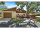 Inviting home exterior with a charming deck and attached garage at 8280 Ibis St, Sarasota, FL 34241