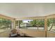 The porch provides a relaxing view of the outdoors at 8280 Ibis St, Sarasota, FL 34241