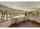 The back porch features a scenic view at 8280 Ibis St, Sarasota, FL 34241