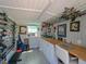 Interior view of storage room with fishing equipment at 10016 Spoonbill E Rd, Bradenton, FL 34209