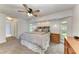Comfortable bedroom featuring a ceiling fan, recessed lighting, and natural light at 1103 134Th E St, Bradenton, FL 34212