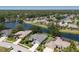 Aerial view of the community showcasing homes, lakes, and lush landscaping at 12005 Summer Meadow Dr, Lakewood Ranch, FL 34202