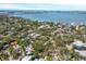 Expansive aerial view of a picturesque waterfront neighborhood with canal access at 2315 Mcclellan Pkwy, Sarasota, FL 34239