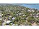 Breathtaking aerial view of a coastal residential area close to the beach and waterways at 2315 Mcclellan Pkwy, Sarasota, FL 34239
