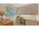 Bright office space with custom built-ins, under-cabinet lighting, and shutters at 6951 Gulf Of Mexico Dr # 14, Longboat Key, FL 34228