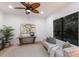 Well-lit office space featuring comfortable seating, a desk, and plenty of natural light with a peaceful ambiance at 7532 Greystone St, Lakewood Ranch, FL 34202