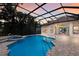 Beautiful screened-in pool with spa at 7532 Greystone St, Lakewood Ranch, FL 34202