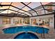 Beautiful screened-in pool with spa at 7532 Greystone St, Lakewood Ranch, FL 34202