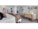 Bright main bedroom shows desk area and leads into Primary bath and walk-in closet at 8355 Velda Trl, Sarasota, FL 34241