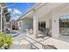 Relaxing screened in patio with spa and outdoor seating area at 8630 51St E Ter, Bradenton, FL 34211