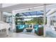 Inviting screened pool patio with ample seating and serene views at 8687 Woodbriar Dr, Sarasota, FL 34238