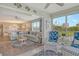 Bright living room seamlessly connects to lanai, providing serene views and abundant natural light at 9320 Clubside Cir # 2208, Sarasota, FL 34238