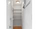 Walk-in pantry featuring ample shelving for organized storage at 1108 65Th W Ave, Bradenton, FL 34207
