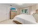 Comfortable main bedroom featuring a light color palette and lots of natural light at 1520 Lakeside Way # 147, Sarasota, FL 34232