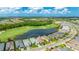 An aerial view of the home and neighborhood at 15722 San Lazzaro Ave, Lakewood Ranch, FL 34211
