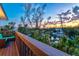 Scenic deck view overlooking the canal, offering tranquil waterfront living at 234 85Th St, Holmes Beach, FL 34217