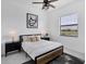 Modern bedroom with stylish decor, contemporary accents, and ample natural light at 24017 Peppercorn Rd, Punta Gorda, FL 33955