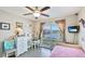 Bright bedroom features a water view, cozy decor, and ample natural light for a serene retreat at 304 108Th W St, Bradenton, FL 34209