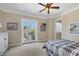 Relaxing bedroom featuring a private balcony at 3465 Gulfmead Dr, Sarasota, FL 34242