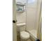 Second view of the bathroom shows toilet and shower stall at 3710 Gulf Of Mexico Dr # A20, Longboat Key, FL 34228