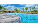 The community pool offers lounge chairs and umbrellas at 4010 Lindever Ln, Palmetto, FL 34221