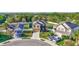 Charming two-story home showcasing manicured landscaping and a welcoming driveway at 4010 Lindever Ln, Palmetto, FL 34221