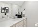 Clean bathroom with vanity and large mirror at 4225 Overture Cir, Bradenton, FL 34209