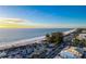 A view of beach and ocean featuring cars on the beach road at 4225 Overture Cir, Bradenton, FL 34209