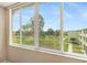 Scenic view of the courtyard and green space from the window at 4885 1St Ne St # 308, St Petersburg, FL 33703