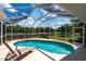 Enjoy this screened-in pool with beautiful views of the surrounding landscape at 5391 90Th Avenue E Cir, Parrish, FL 34219
