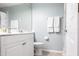 Clean bathroom with white vanity, modern faucet, and ample counter space at 6334 Grand Oak Cir # 202, Bradenton, FL 34203