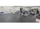 Spacious fitness center with modern equipment, including weights and cardio machines at 707 S Gulfstream Ave # 501, Sarasota, FL 34236