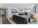 Spacious living room with view of a balcony at 707 S Gulfstream Ave # 501, Sarasota, FL 34236