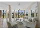Lobby area with ample seating, floor to ceiling windows and views at 707 S Gulfstream Ave # 501, Sarasota, FL 34236