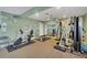 Well-equipped community gym with various exercise machines and free weights at 1280 Dolphin Bay Way # 503, Sarasota, FL 34242