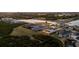 Wide aerial shot showcasing an established neighborhood with scenic waterway views and spacious properties at 1613 4Th E St, Palmetto, FL 34221