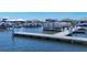 Modern boat dock and boat lift with clear blue water views at 1613 4Th E St, Palmetto, FL 34221
