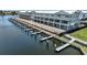 Modern waterfront condos showcasing private boat docks for convenient water access and scenic living at 1617 Sea Haven Dr # 501, Punta Gorda, FL 33950