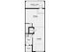 First floor plan featuring outdoor living, storage, foyer, porch, and garage at 1617 Sea Haven Dr # 502, Punta Gorda, FL 33950