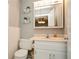 Bathroom featuring a white vanity and tiled flooring at 1813 5Th W St, Palmetto, FL 34221