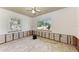 Bedroom under construction with view to the backyard at 216 Archer Way, Anna Maria, FL 34216