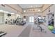 Bright gym featuring modern fitness equipment, perfect for maintaining an active lifestyle at 244 Dove Trl, Bradenton, FL 34212