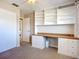 Dedicated office space features built-in shelves and a desk for convenient work or study at 2705 21St W Ave, Bradenton, FL 34205