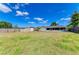Expansive back yard featuring a shed and screened porch on a sunny day at 3119 40Th W Ave, Bradenton, FL 34205