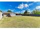Sprawling backyard featuring a well-maintained lawn and mature trees, perfect for outdoor activities at 3119 40Th W Ave, Bradenton, FL 34205