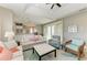 View of open floor plan from living room showcases kitchen and patio at 412 73Rd St, Holmes Beach, FL 34217